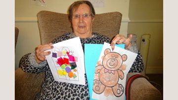 A special delivery for Tameside care home Resident